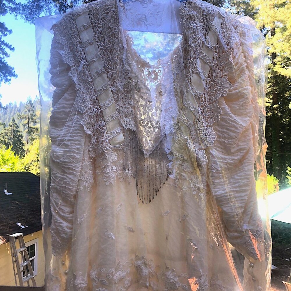 Vintage Cachet Wedding Dress by Bari Protas